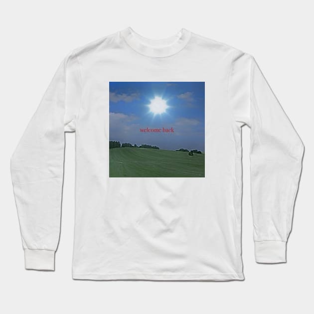 Welcome Back - Dreamcore Background House, Weirdcore edit Long Sleeve T-Shirt by Random Generic Shirts